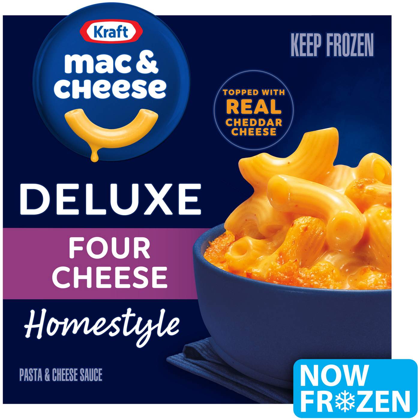 Kraft Deluxe Four Cheese Macaroni & Cheese; image 1 of 5