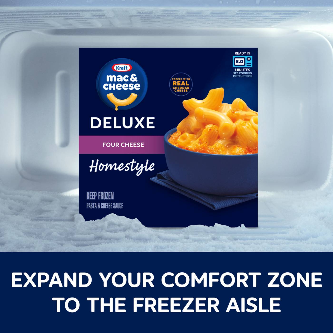 Kraft Deluxe Four Cheese Macaroni & Cheese; image 4 of 5