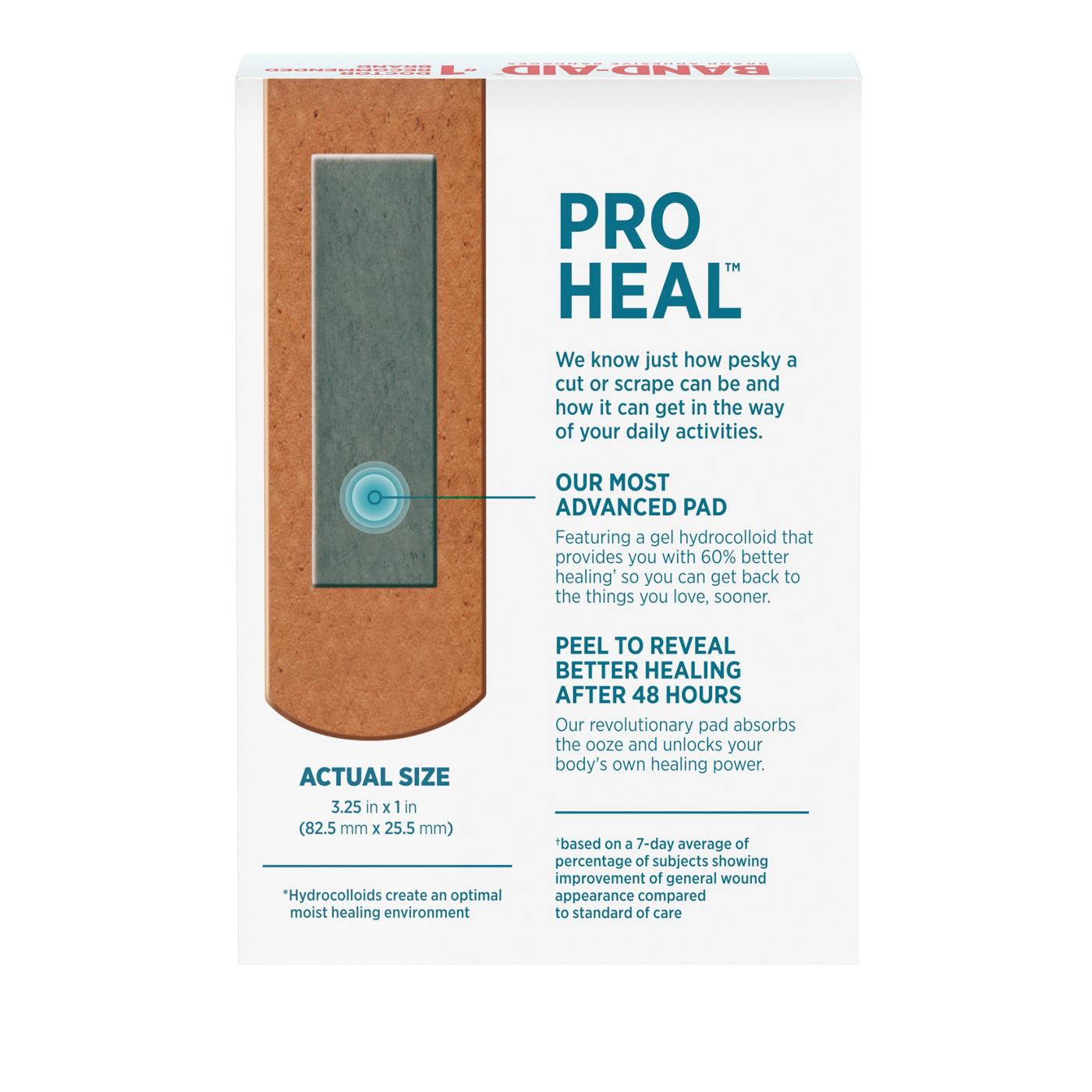 Band-Aid Pro Heal Waterproof Gel Bandages; image 2 of 3