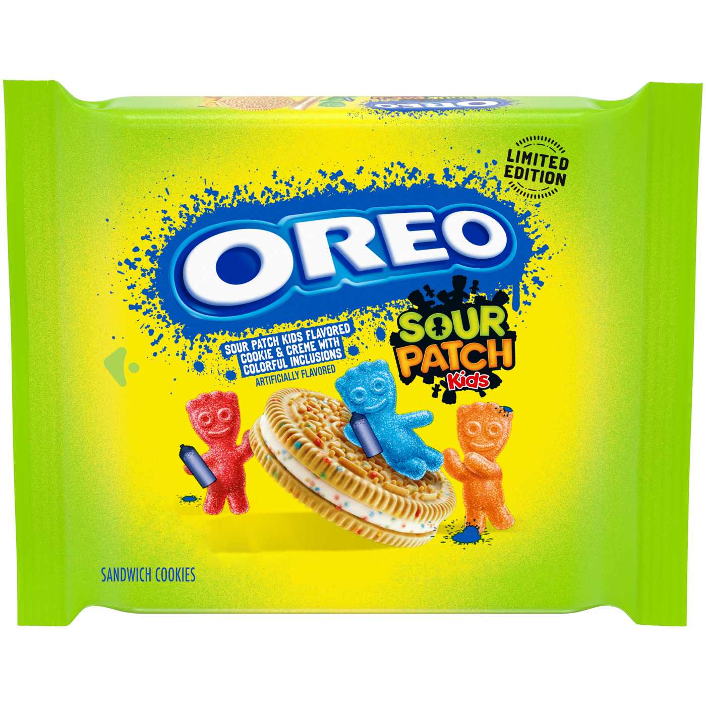 OREO SOUR PATCH KIDS Sandwich Cookies Limited Edition; image 1 of 9