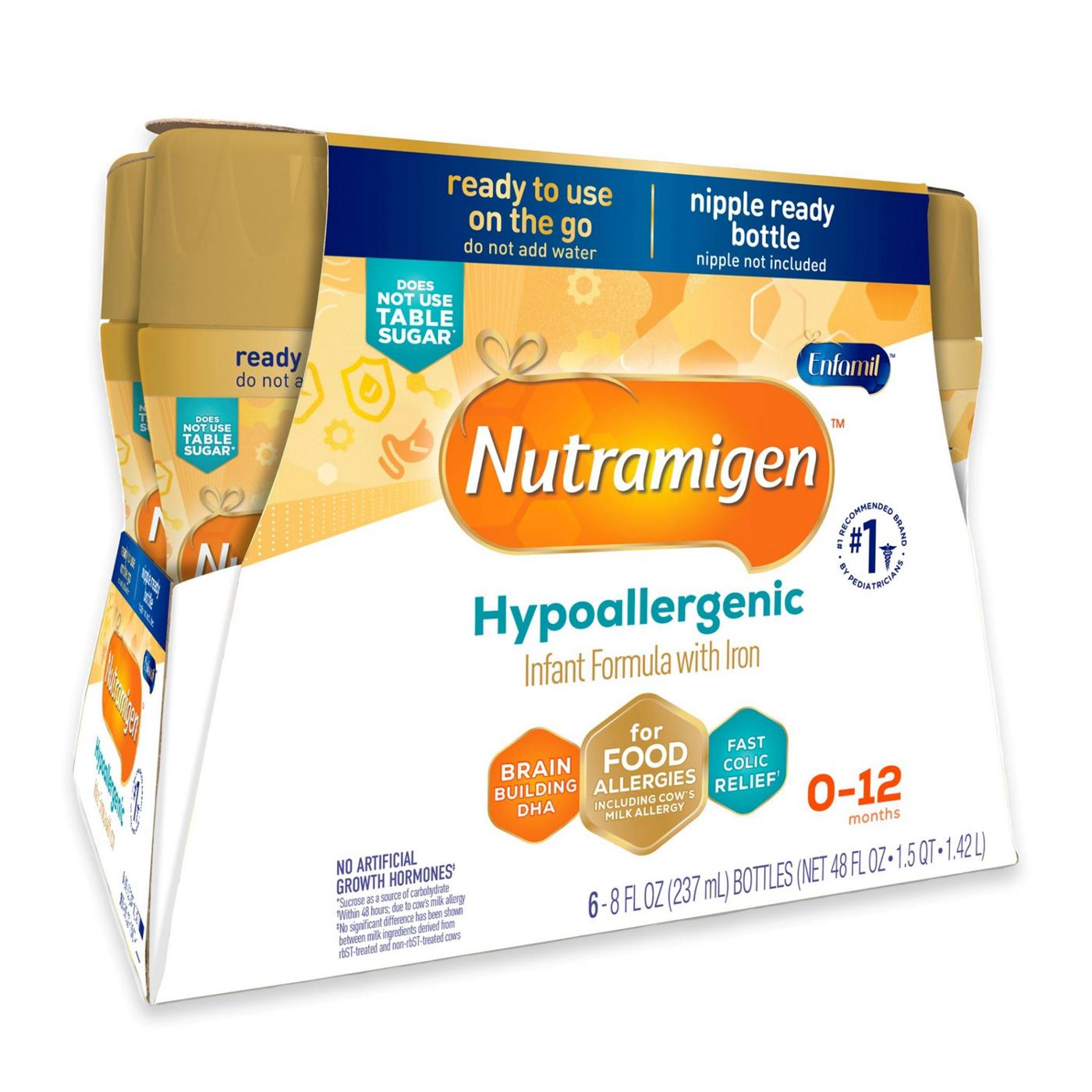 Nutramigen Hypoallergenic Baby Formula with Iron; image 1 of 8