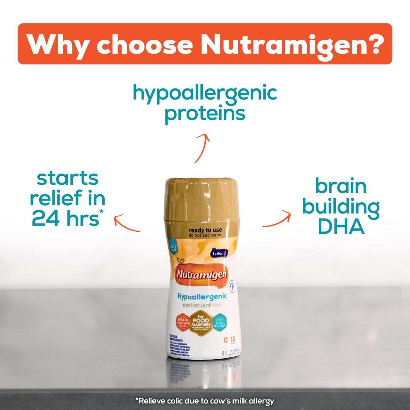 Nutramigen Hypoallergenic Baby Formula with Iron; image 5 of 8