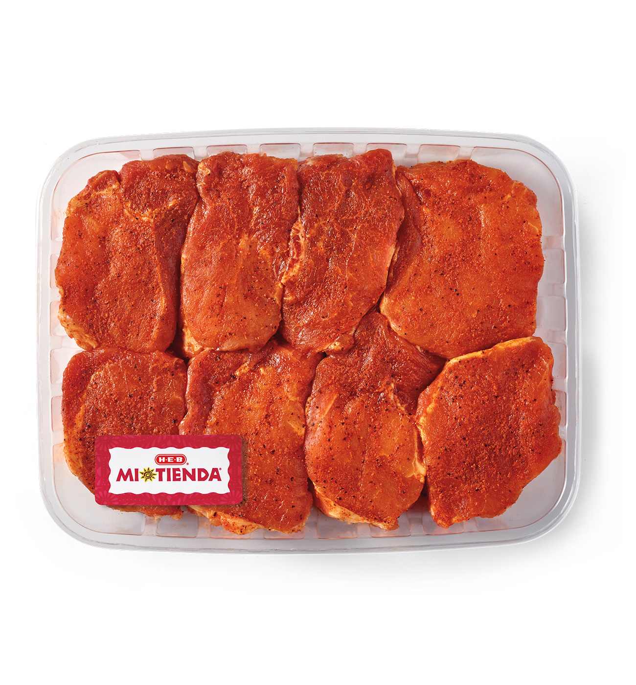 H-E-B Mi Tienda Seasoned Boneless Ribeye Pork Chops – All Purpose – Value Pack; image 1 of 2