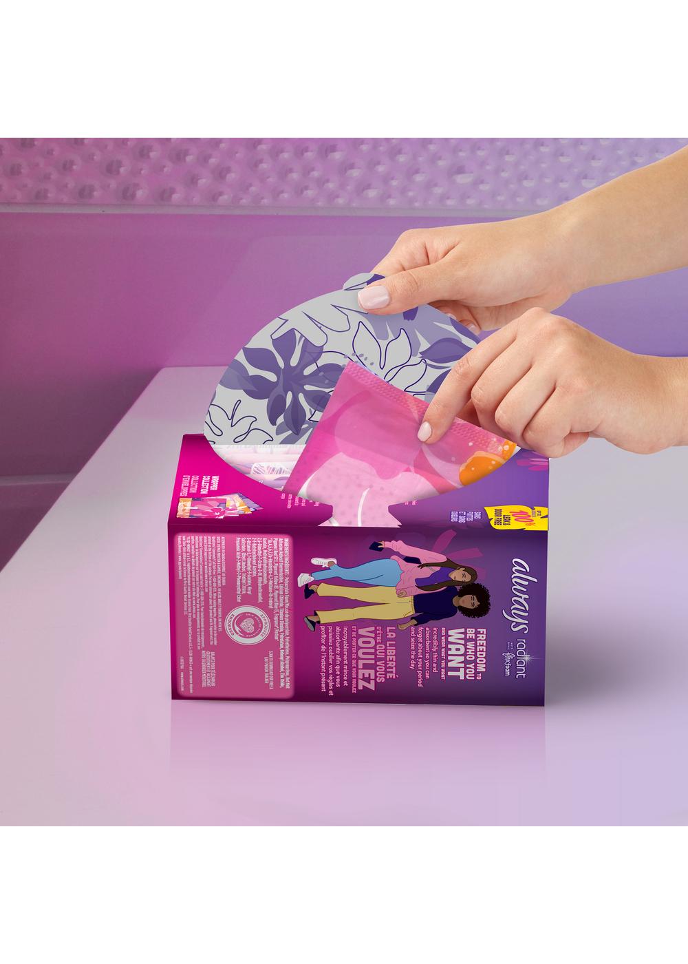 Always Radiant FlexFoam Size 1 Regular Pads ; image 6 of 8