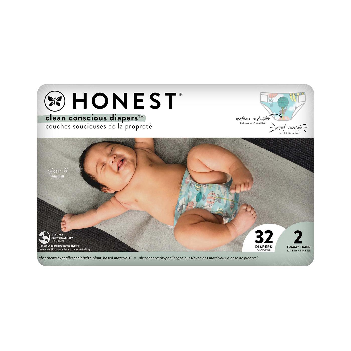 The Honest Company Clean Conscious Diapers - Size 2; image 1 of 2