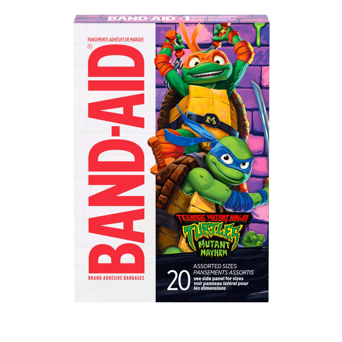 Band-Aid Teenage Mutant Ninja Turtles Bandages - Assorted Sizes; image 1 of 6