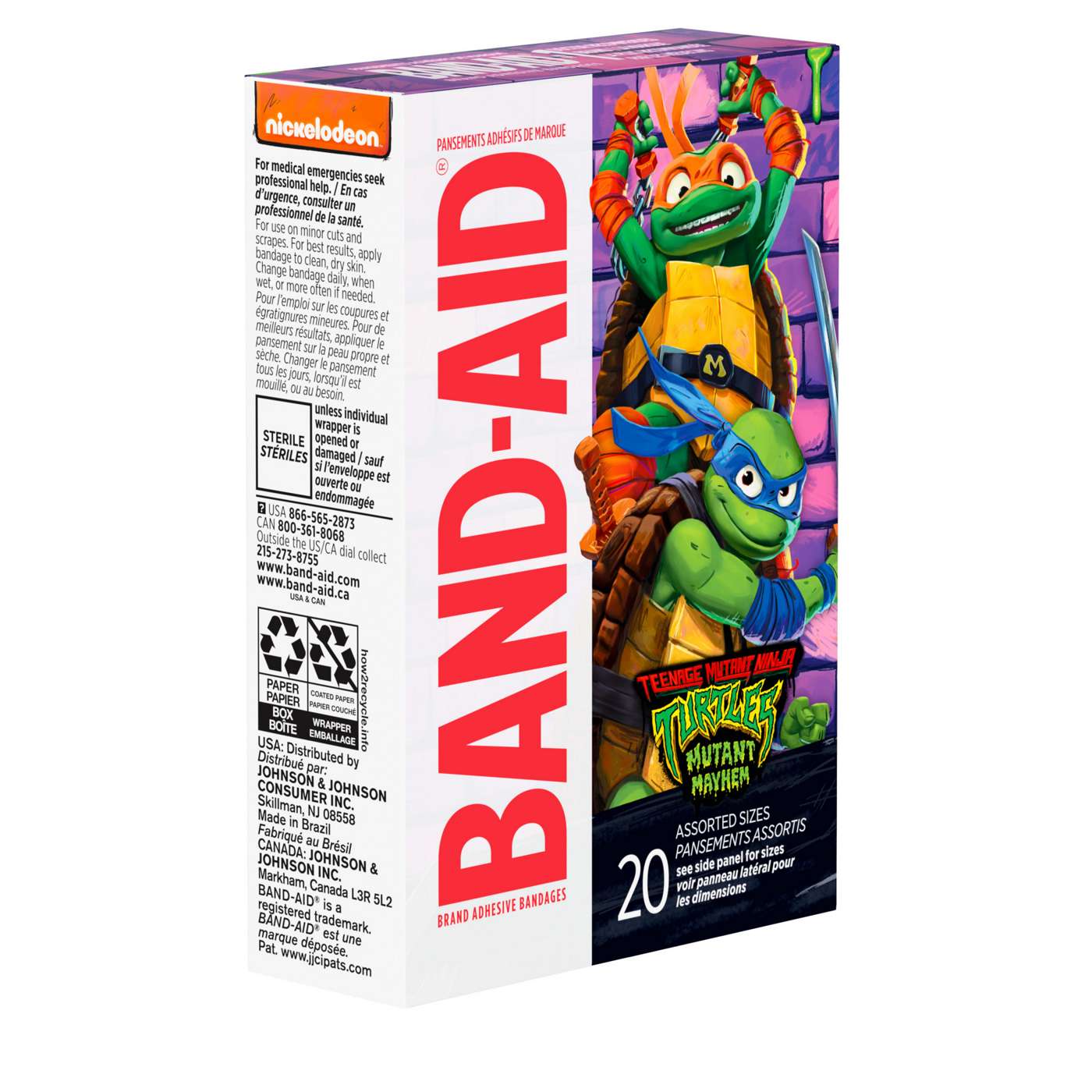 Band-Aid Teenage Mutant Ninja Turtles Bandages - Assorted Sizes; image 2 of 6