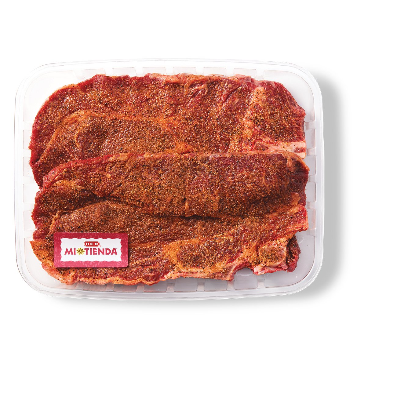 H-E-B Mi Tienda Seasoned Bone-in Beef Agujas – Orange Pepper – Value ...