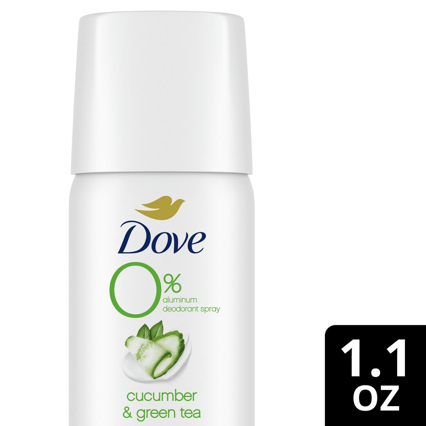 Dove 0 Aluminum Deodorant Spray Cucumber & Green Tea Shop Deodorant & Antiperspirant at HEB