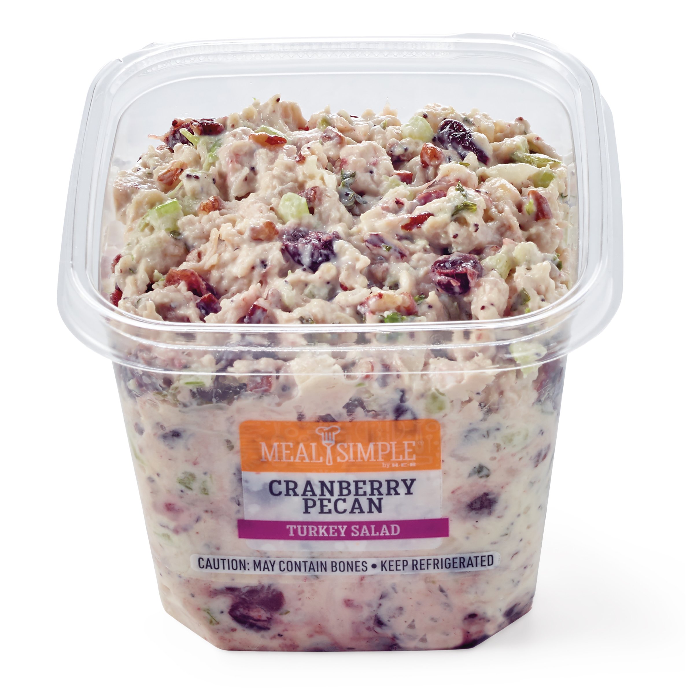 Meal Simple By H-E-B Cranberry Pecan Turkey Salad Medium