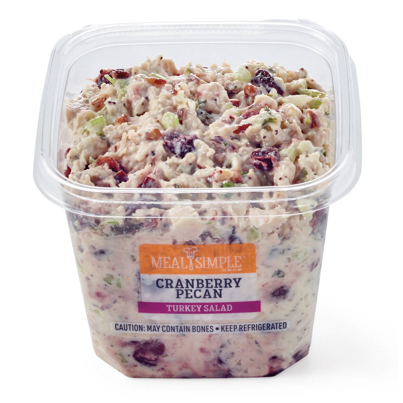Meal Simple by H-E-B Cranberry Pecan Turkey Salad - Large; image 1 of 4