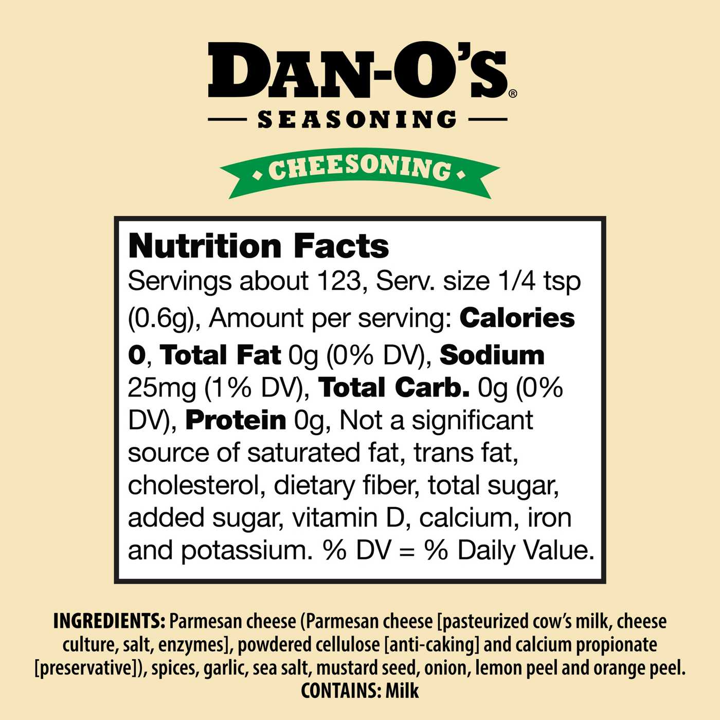 Dan-O's Seasoning Cheesoning; image 2 of 3