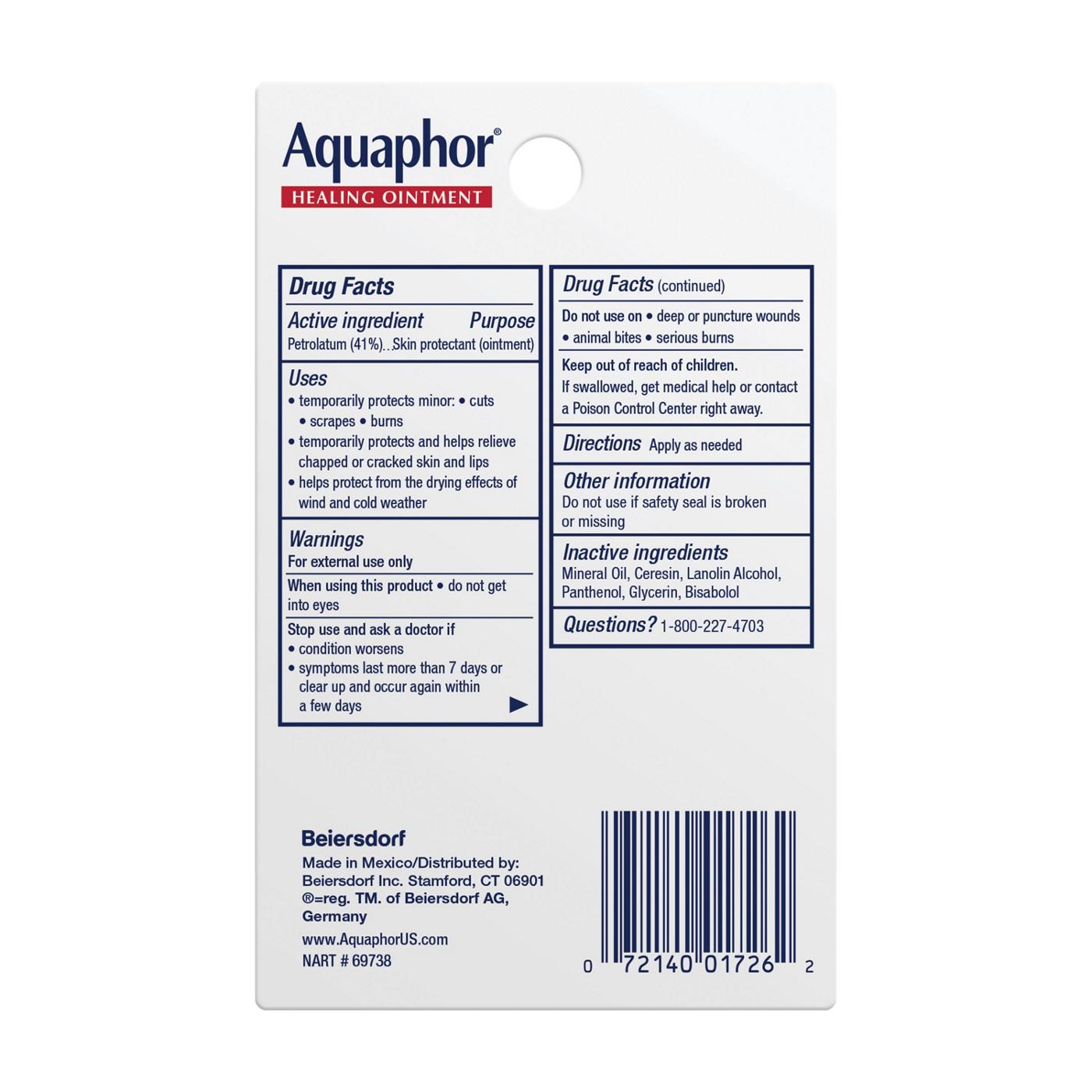 Aquaphor Advanced Therapy Healing Ointment ; image 2 of 2