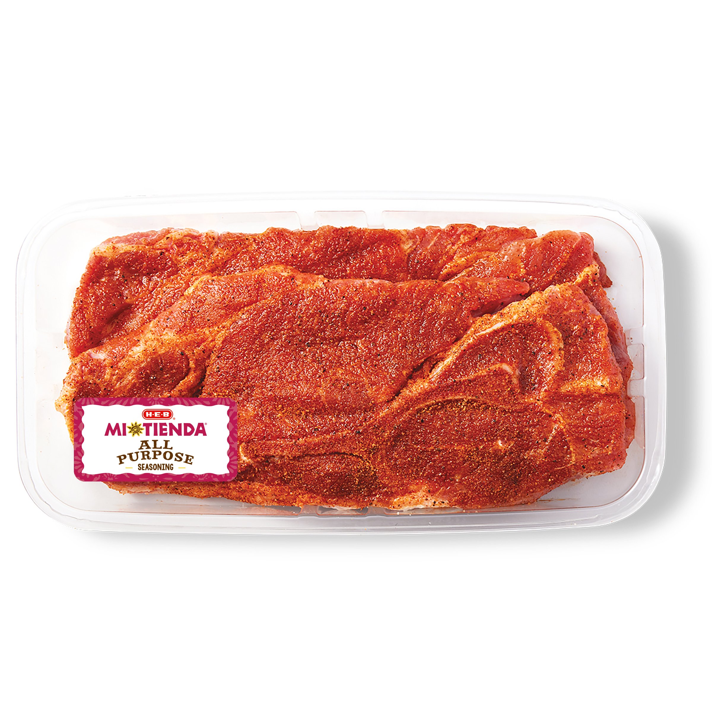 HEB Mi Tienda Seasoned Bonein Pork Butt Steaks All Purpose Shop