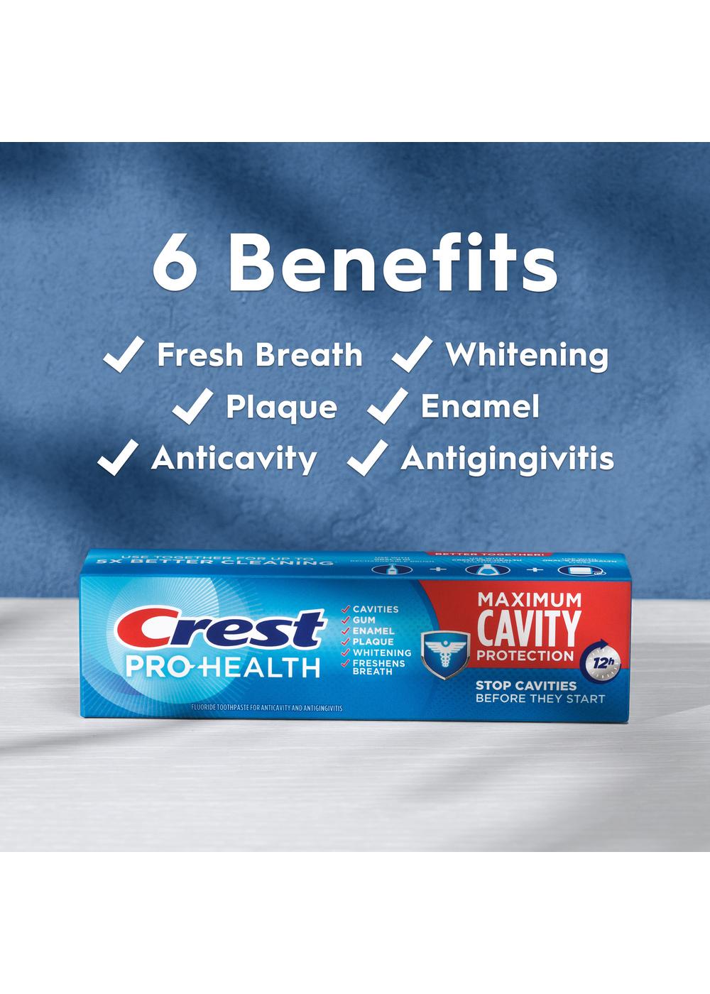 Crest Pro-Health Maximum Cavity Protection Toothpaste; image 8 of 9