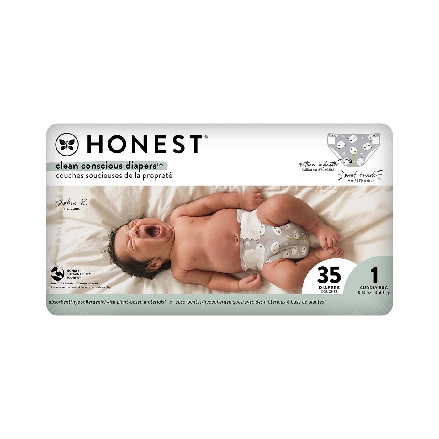 The Honest Company Clean Conscious Diapers - Size 1; image 1 of 2