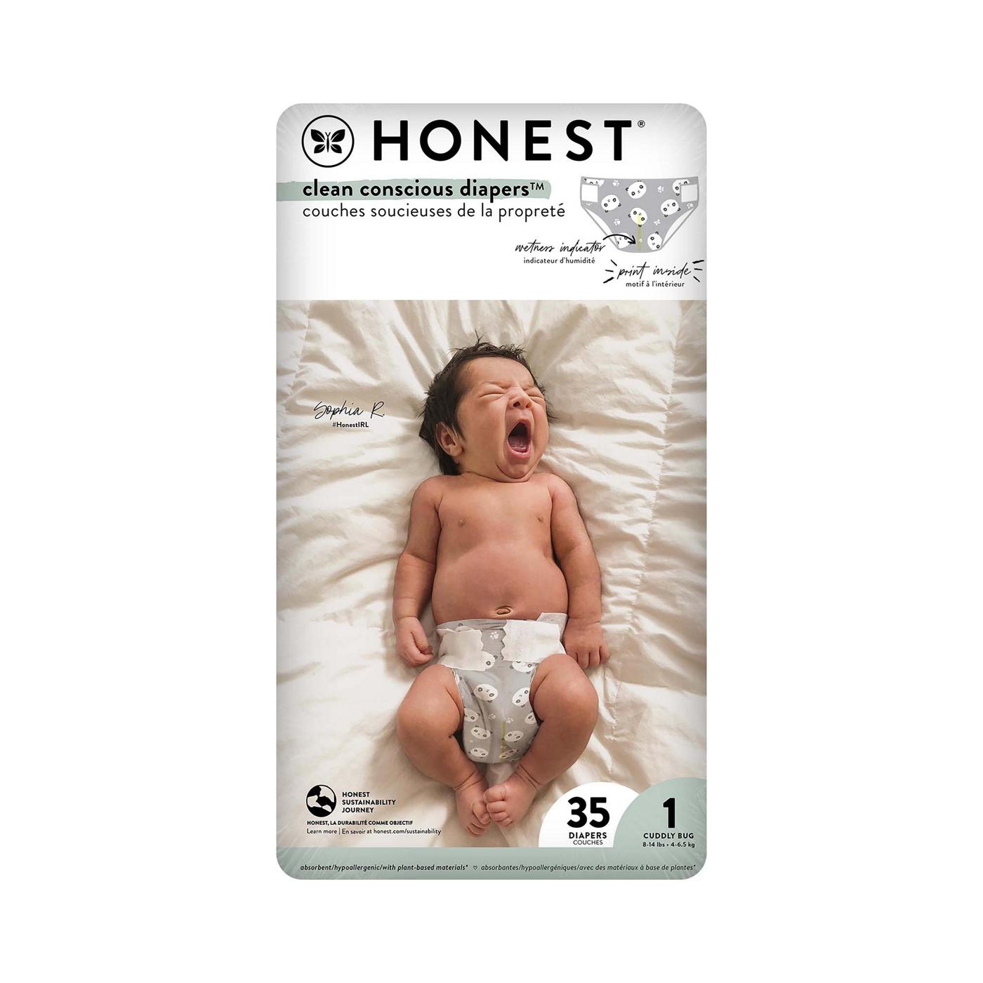 The Honest Company Clean Conscious Diapers - Size 1; image 2 of 2