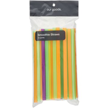 our goods Smoothie Straws, 40 ct