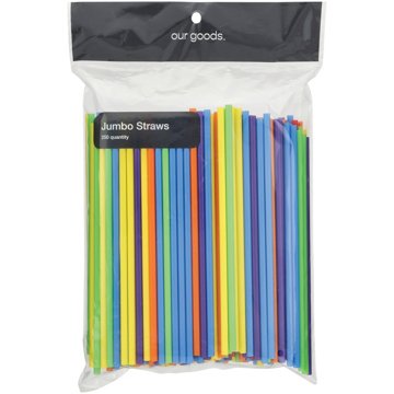 our goods Jumbo Straws, 250 ct