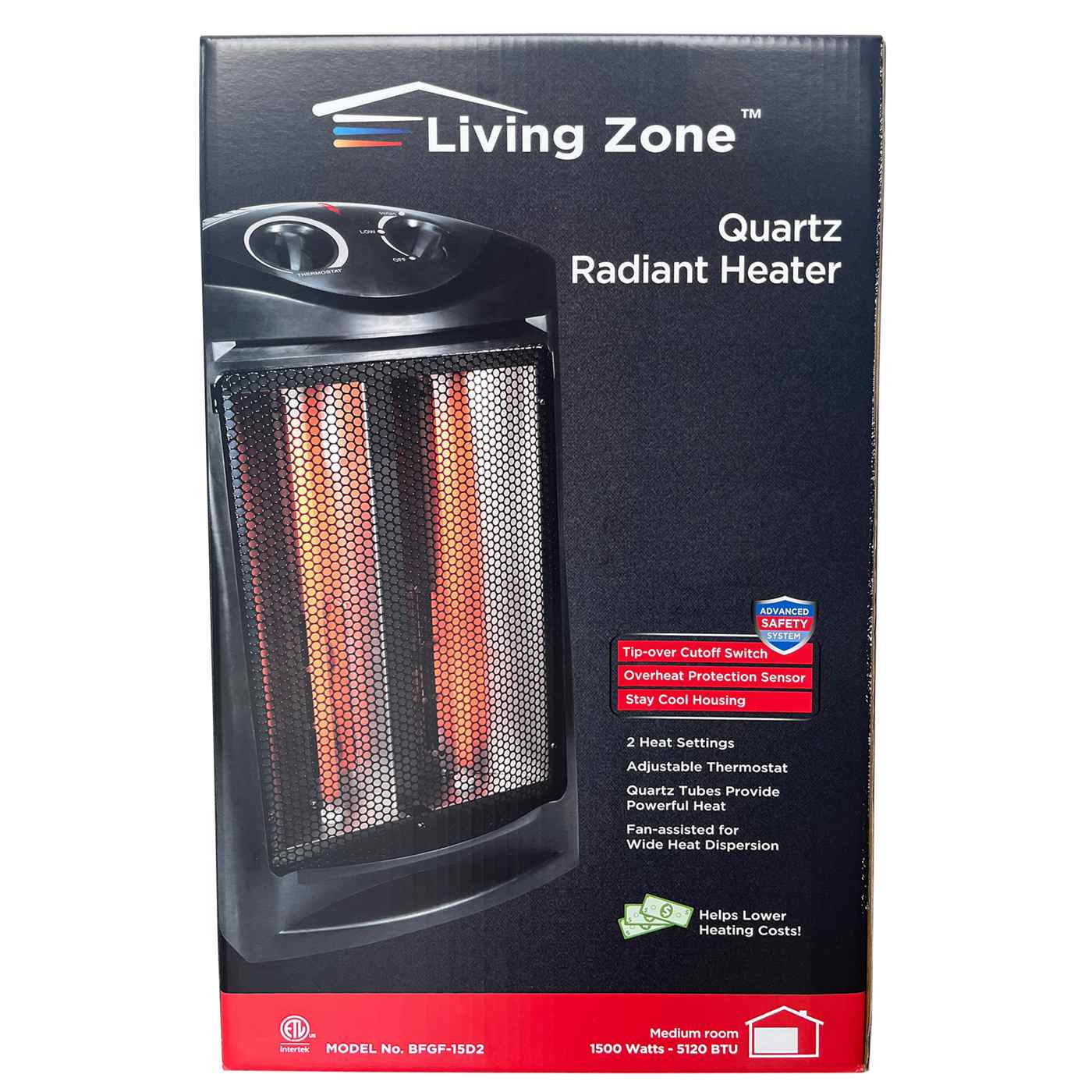Infrared Quartz Ccc Comfort Zone Radiant Quartz Tower Heater 1500