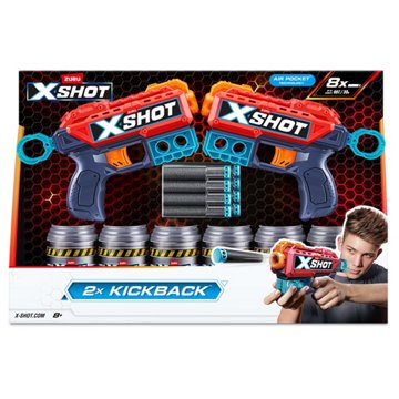 Zuru XSHOT Excel Kickback Blasters, 2 pk