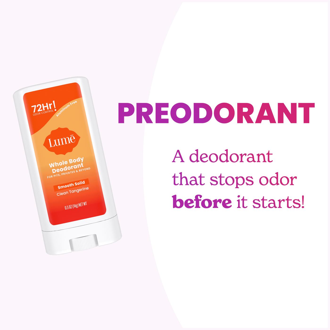 Lume Whole Body Deodorant Tangerine Scent - Trial Size; image 6 of 7