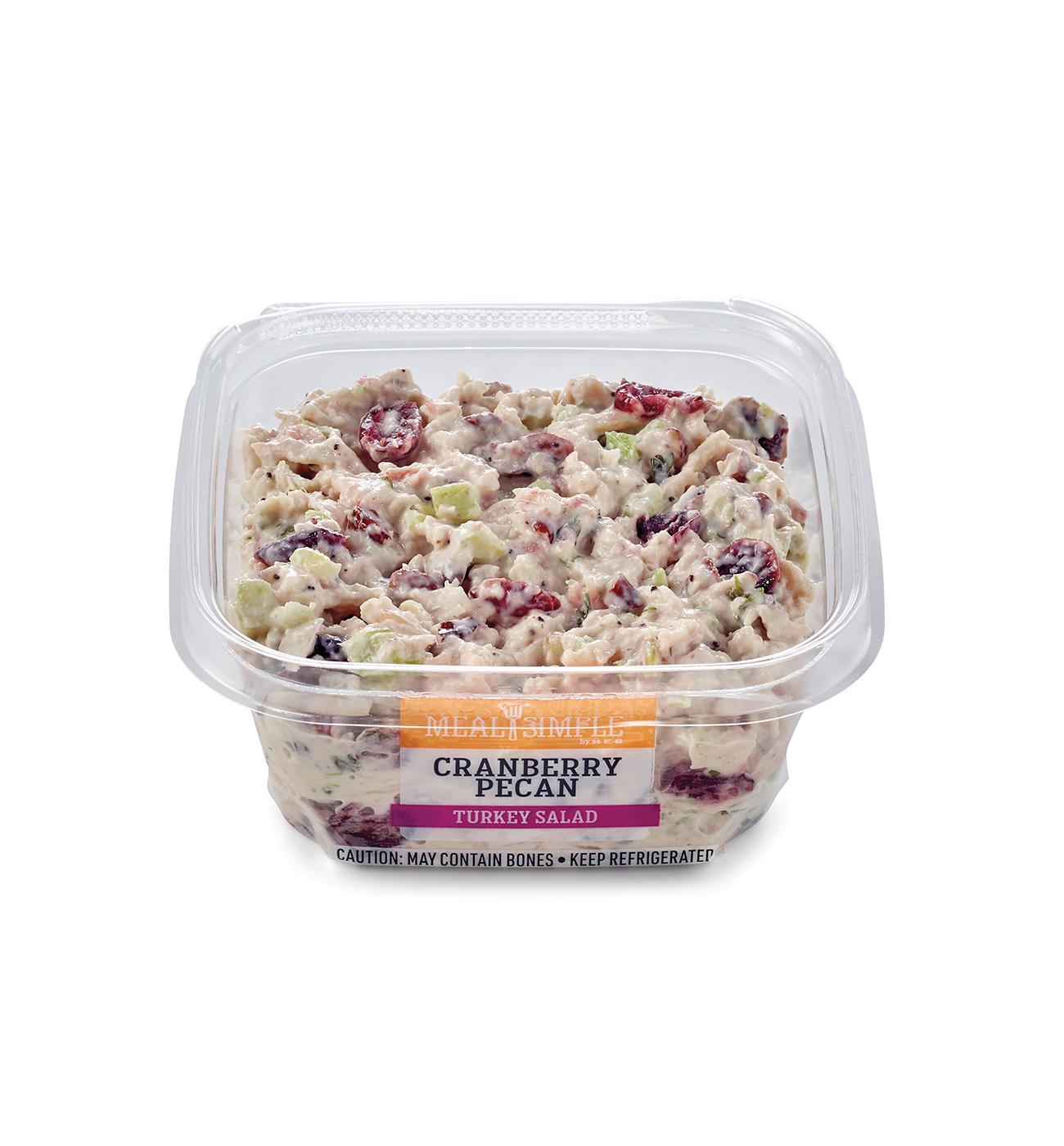 Meal Simple by H-E-B Cranberry Pecan Turkey Salad - Small; image 1 of 4