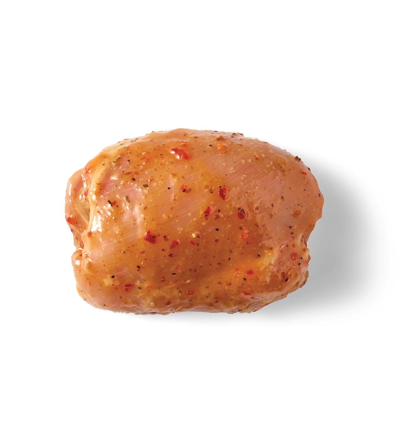 H-E-B Meat Market Marinated Boneless Chicken Thigh – Honey Garlic; image 1 of 4