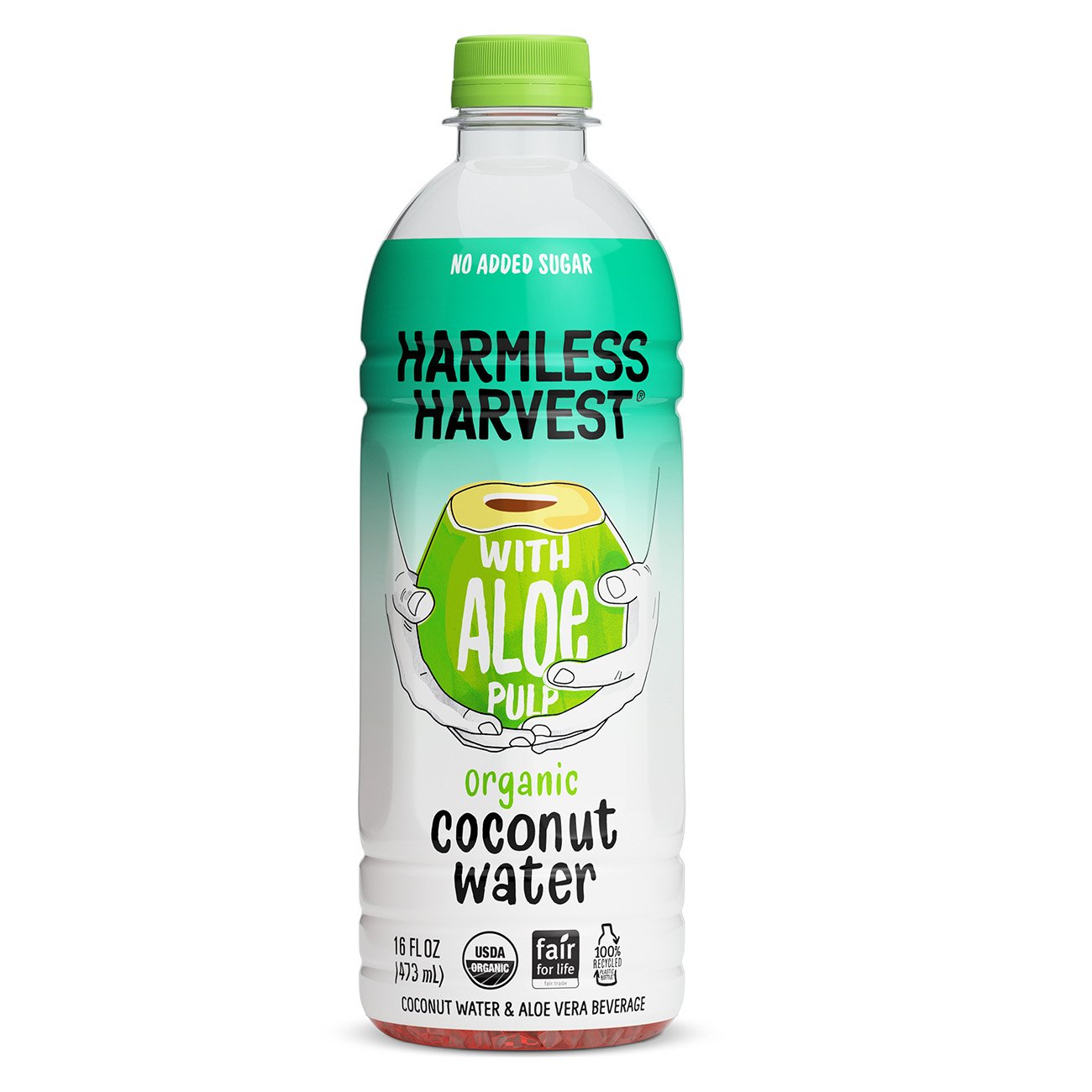 HARMLESS HARVEST Organic Coconut Water with Aloe & Pulp Shop Coconut