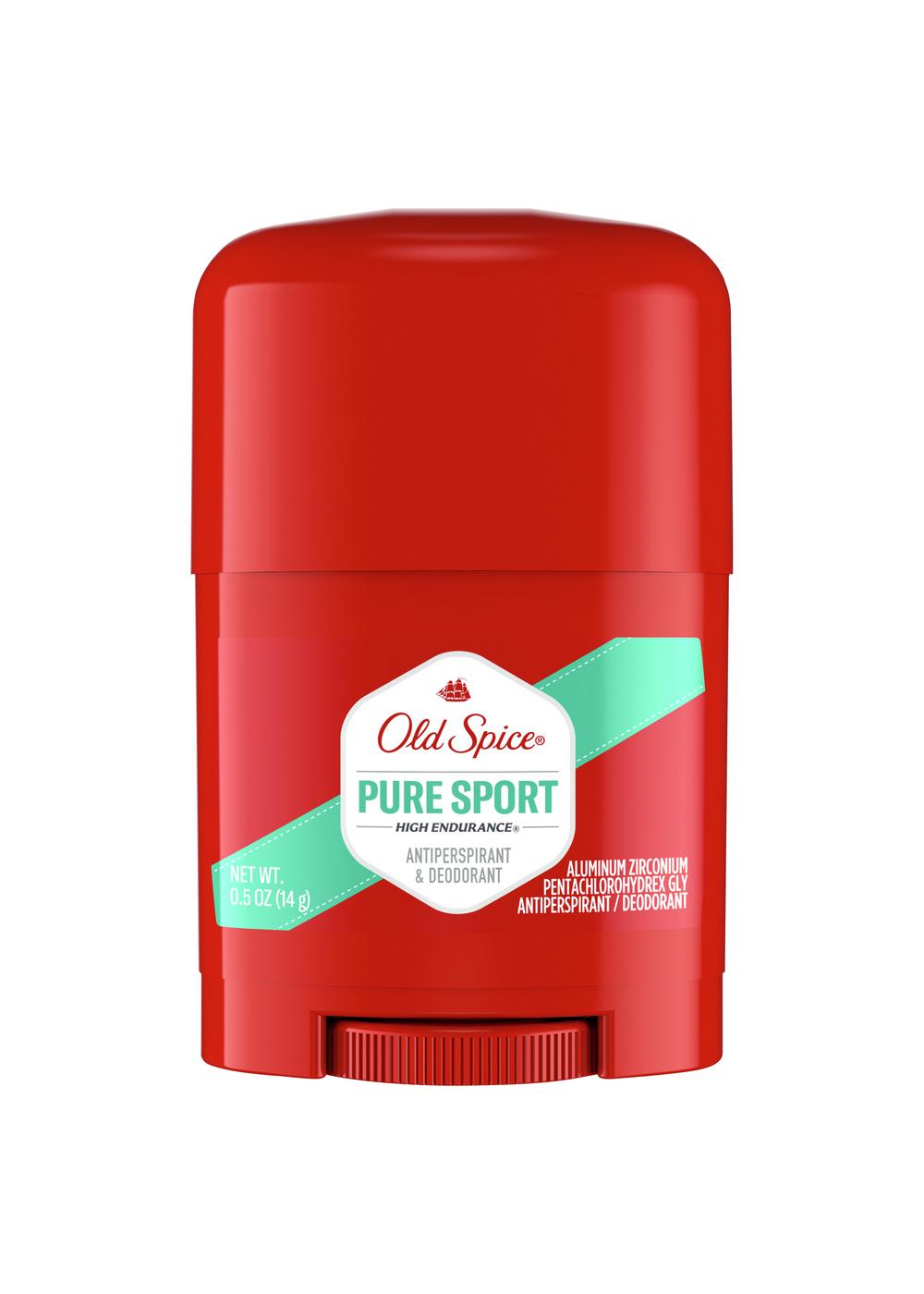 Old Spice Travel Size High Endurance Antiperspirant Deodorant - Pure Sport; image 1 of 6