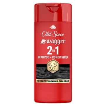 Old Spice Swagger 2in1 Travel Size Shampoo & Conditioner for Men, Healthier, Fuller, More Moisturized Looking Hair, Travel Size 3oz