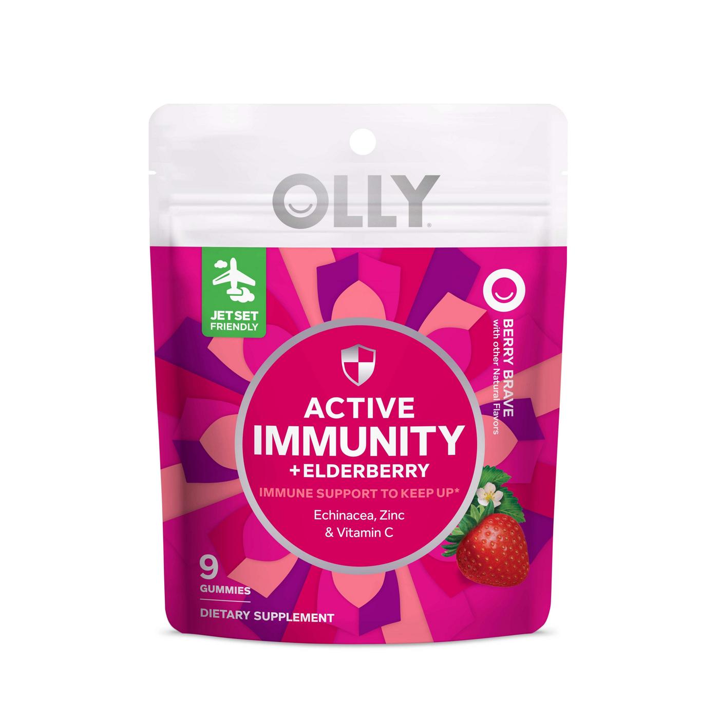 OLLY Active Immunity + Elderberry Gummies - Berry Brave; image 1 of 2