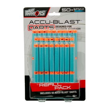 Air Warriors Accu-Blast Dart Refills, 50 ct