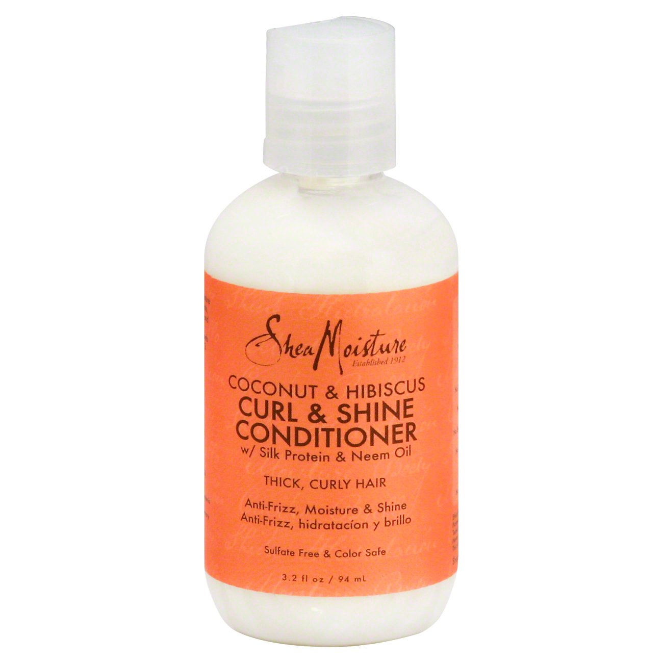 SheaMoisture Coconut & Hibiscus Curl & Shine Conditioner - Shop Shampoo ...