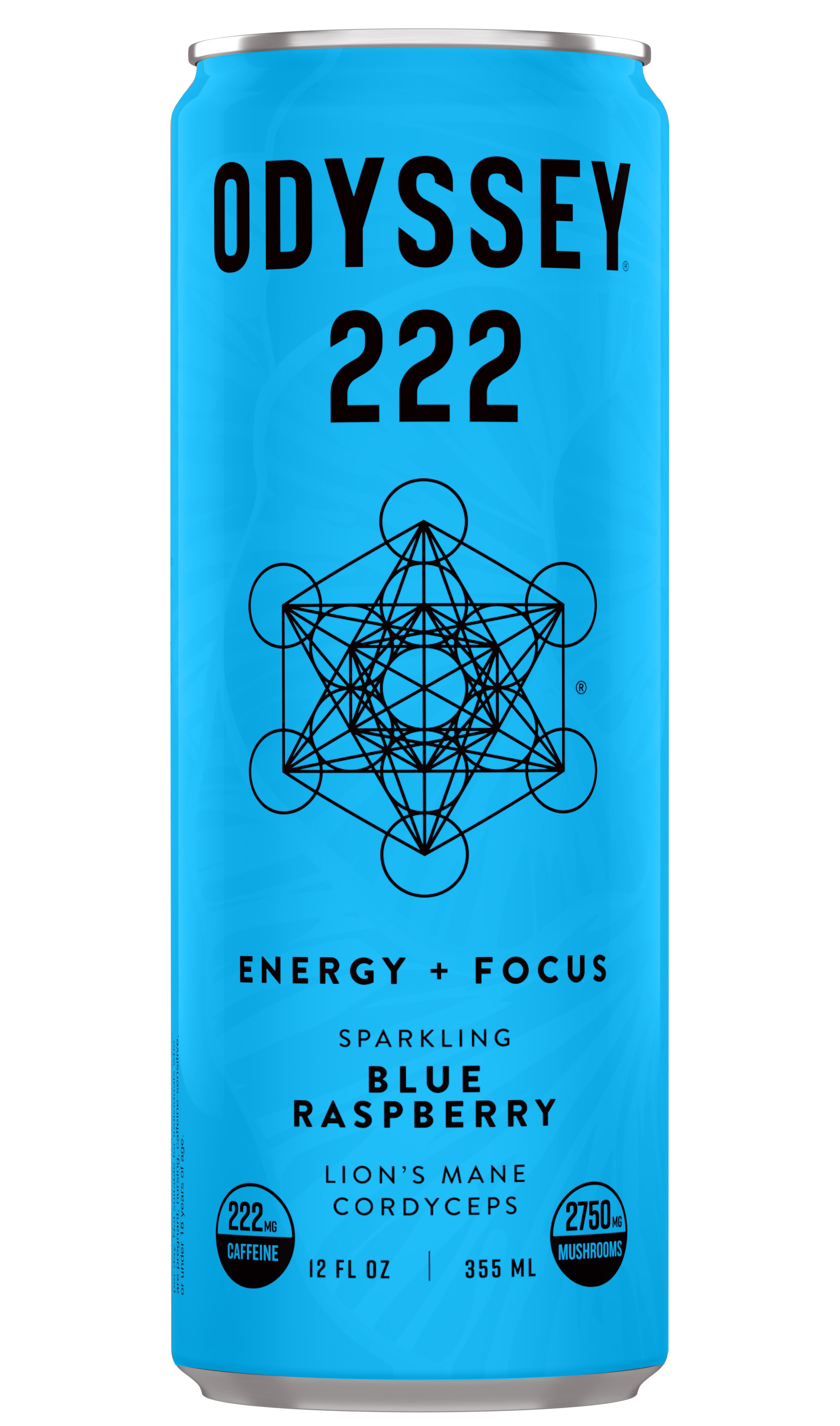 Odyssey Sparkling Blue Raspberry Functional Beverage, 12 oz | Central ...