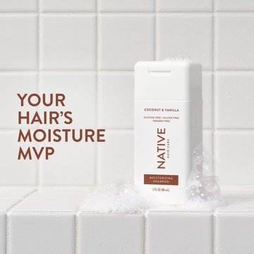Native Travel Size Moisturizing Shampoo - Coconut & Vanilla