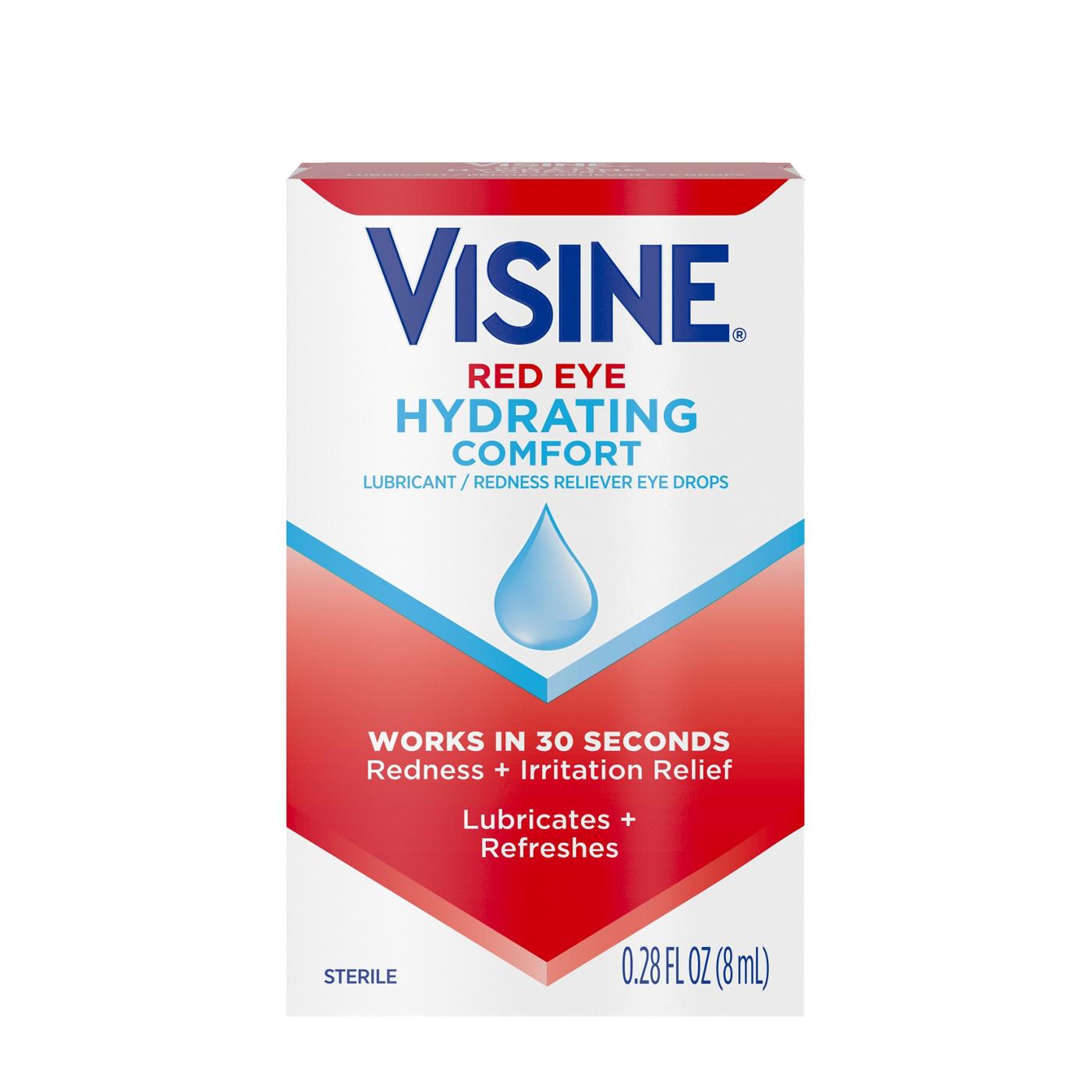 Visine Red Eye Hydrating Comfort Eye Drops; image 1 of 5