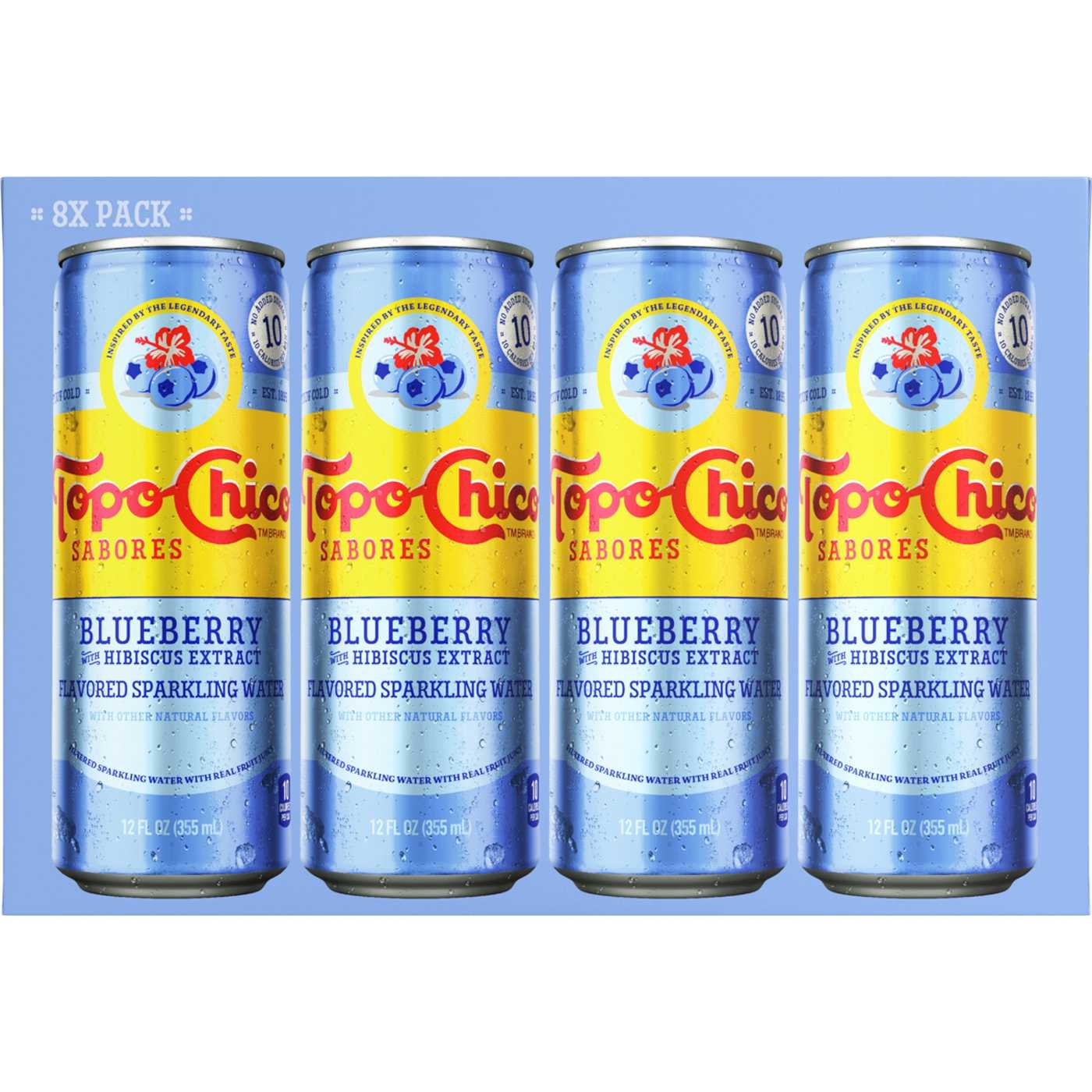 Topo Chico Topo Chico Sabores Blueberry With Hibiscus; image 2 of 6