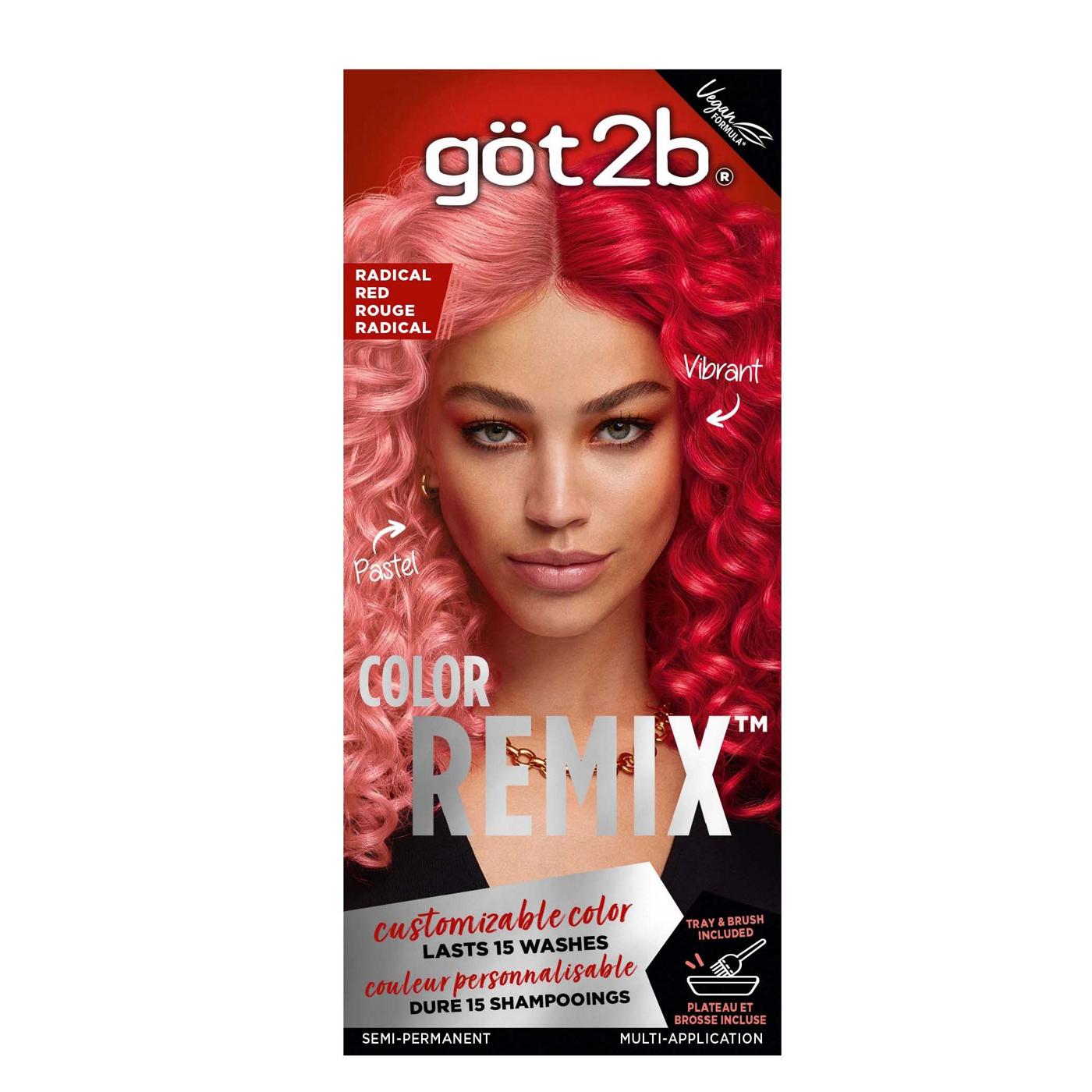 Got2b Color Remix Hair color, 092 Radical Red & Rouge Radical; image 1 of 2