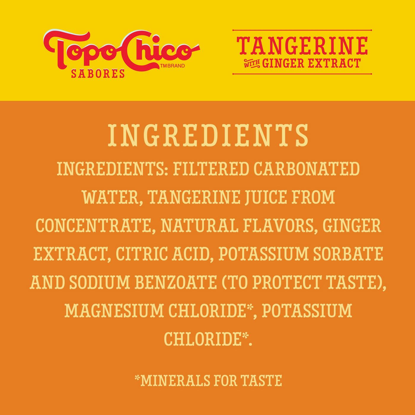 Topo Chico Topo Chico Sabores Tangerine With Ginger; image 5 of 6