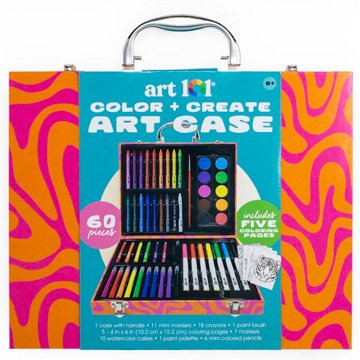 Art 101 Color & Create Art Case, 60 pc