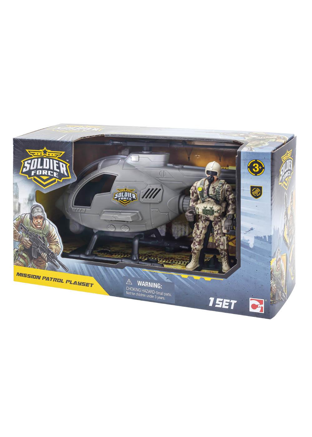 Soldier Force Mission Patrol Helicopter Playset; image 2 of 3