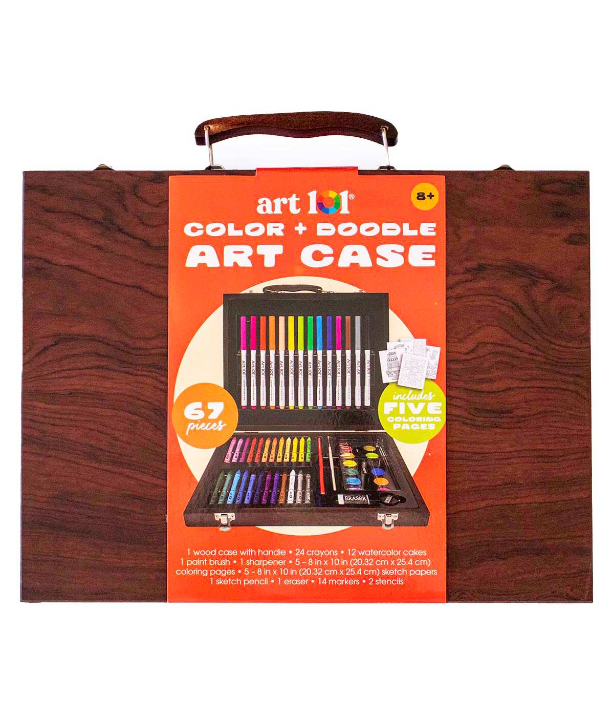 Art 101 Color & Doodle Art Case; image 1 of 3