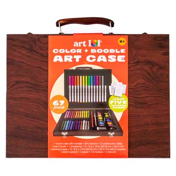 Art 101 Color & Doodle Art Case, 67 pc