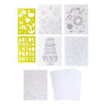 Art 101 Color & Doodle Art Case, 67 pc