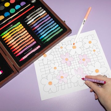 Art 101 Color & Doodle Art Case, 67 pc