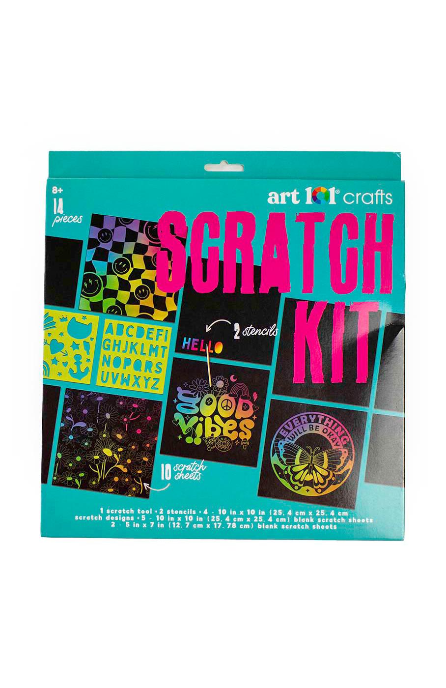 Art 101 Crafts Scratch Kit; image 1 of 6