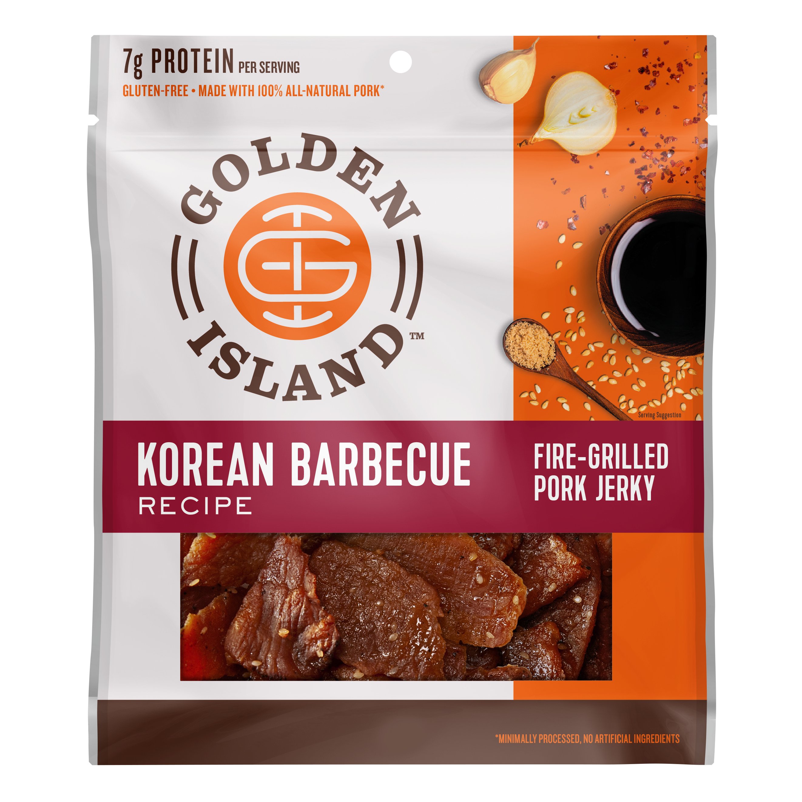 Golden Island Korean Barbecue Pork Jerky Shop Jerky at HEB