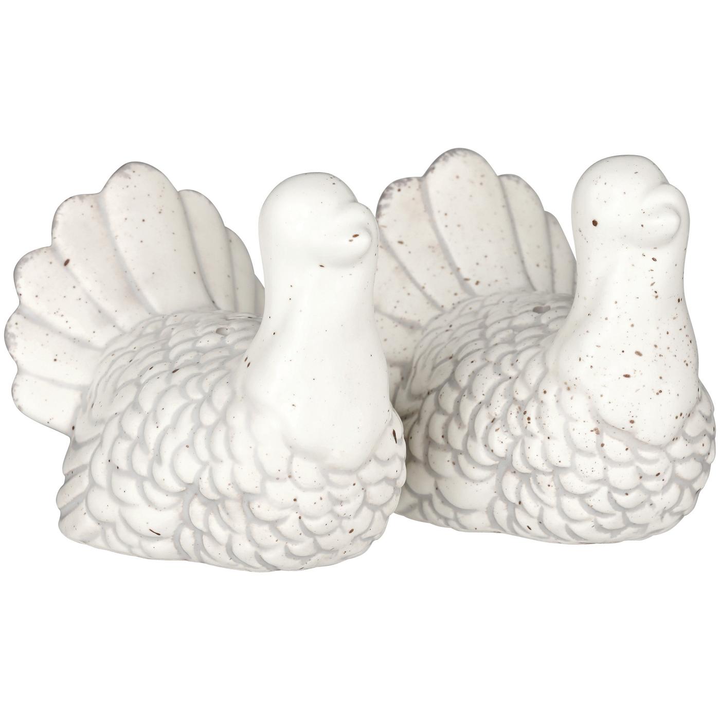 Destination Holiday Fall Turkey Salt & Pepper Shaker Set; image 2 of 2