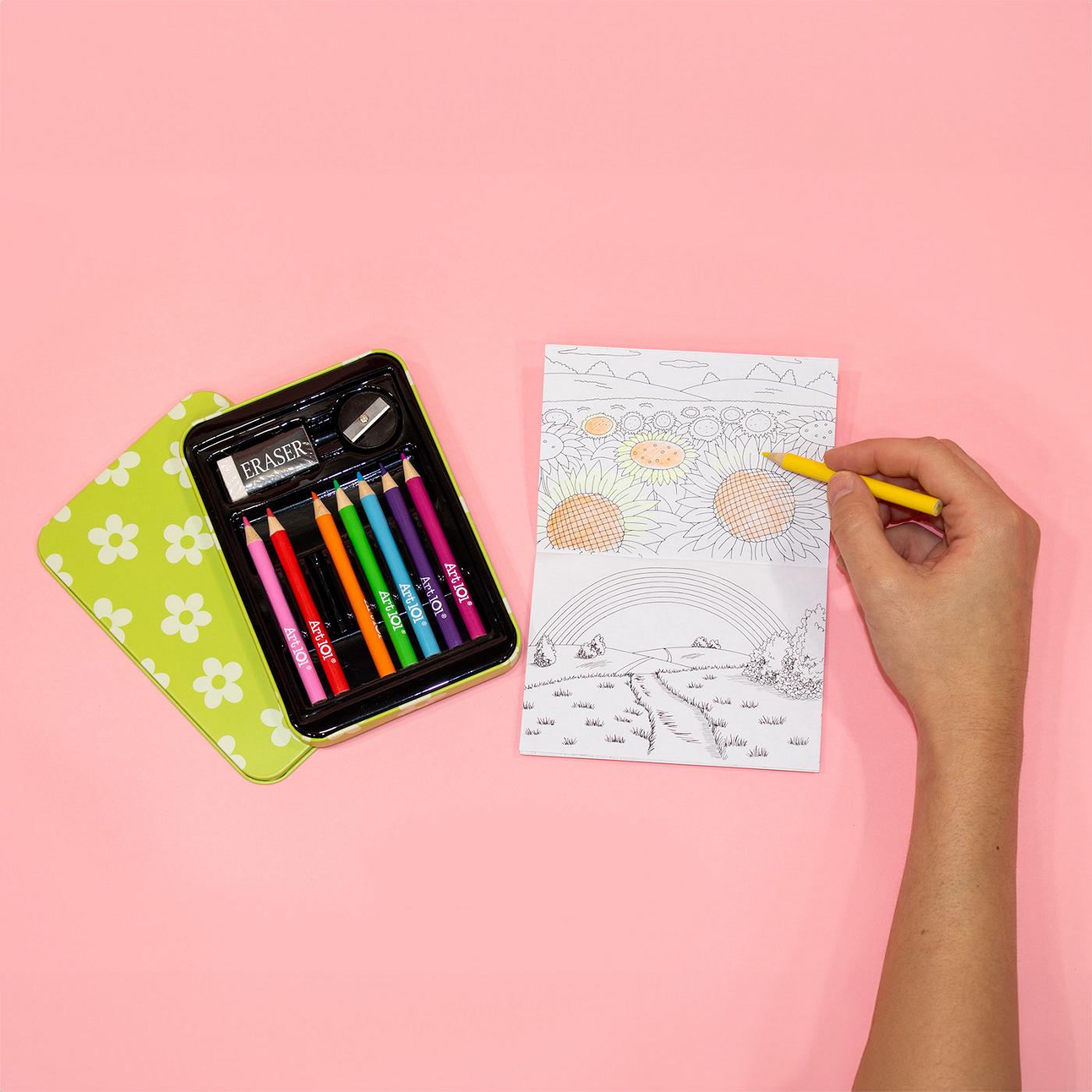 Art 101 Colored Pencil On The Go Art Kit; image 2 of 6